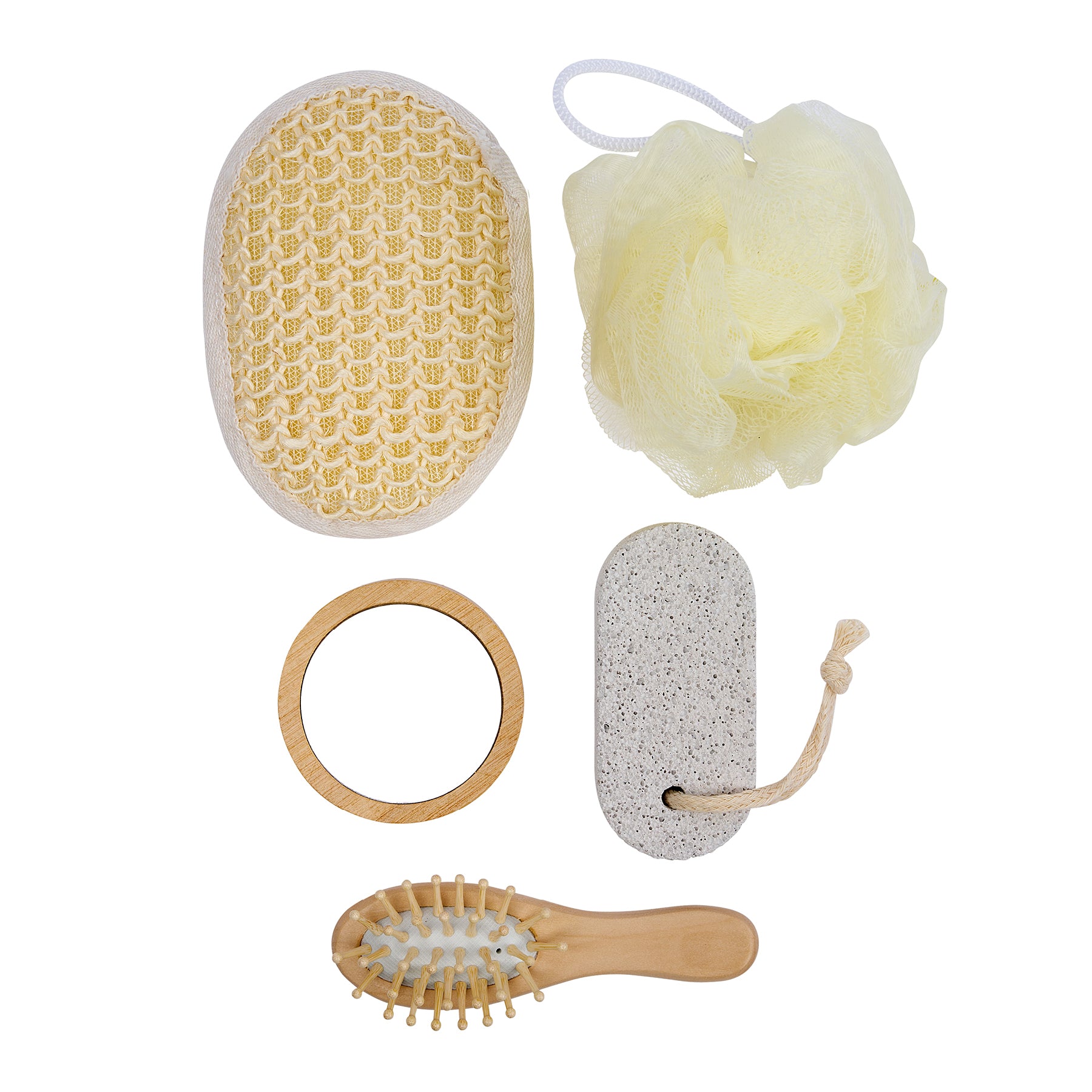 5-Piece Bamboo Spa Kit
