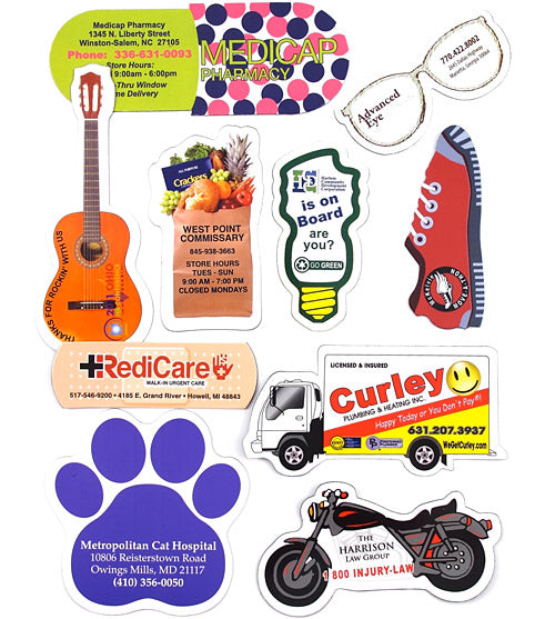 Custom Shaped Magnets, Outdoor Safe