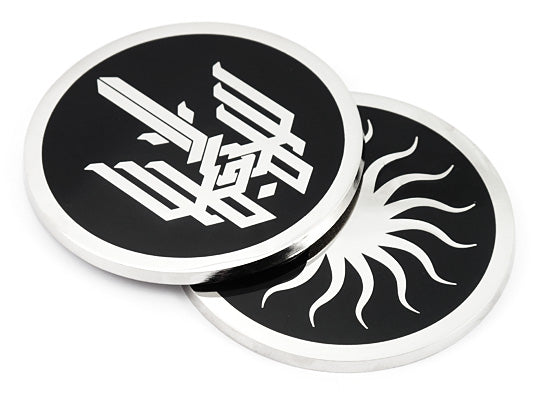 Onyx Classic Cast Metal Coasters