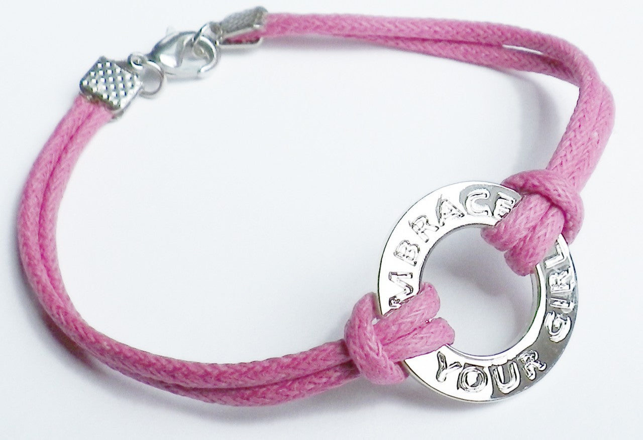 Custom Disc Charm Bracelet