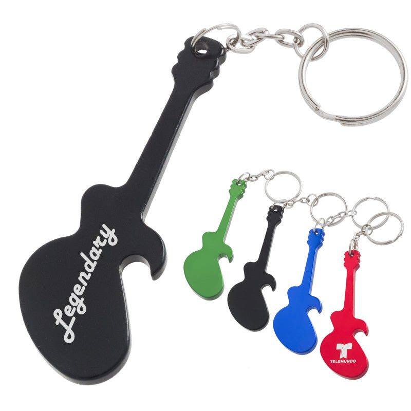 Electric Guitar Bottle Opener Keychains
