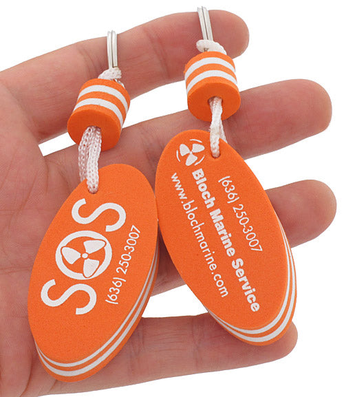 Foam Floating Custom Keychains