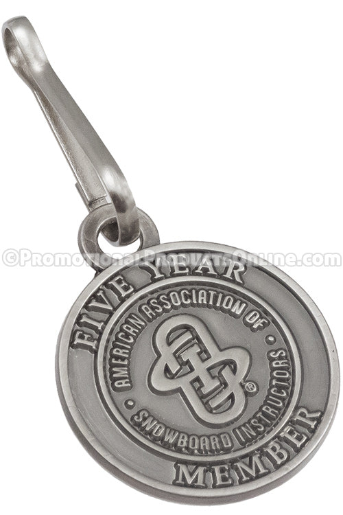 Antiqued Metal Zipper Pulls