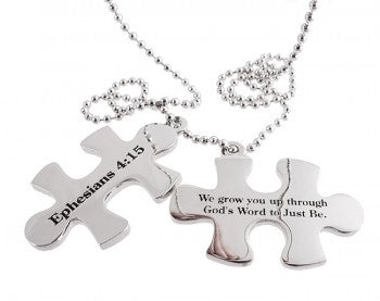 Custom Puzzle Piece Necklace