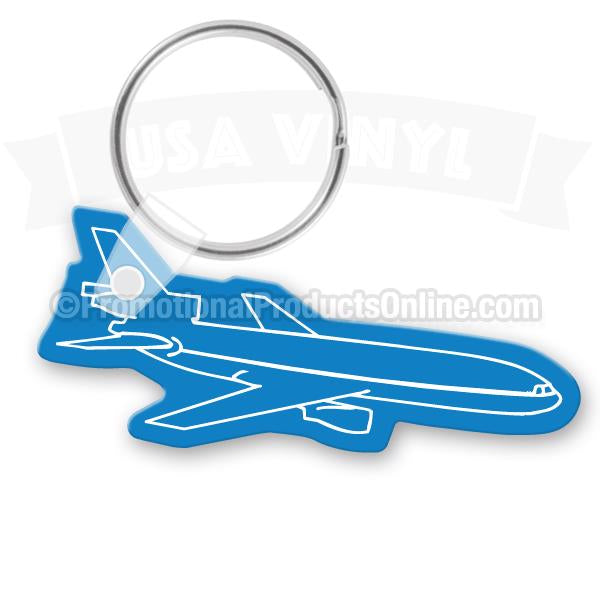 Airplane Vinyl Keychains