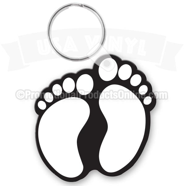 Feet Vinyl Keychains
