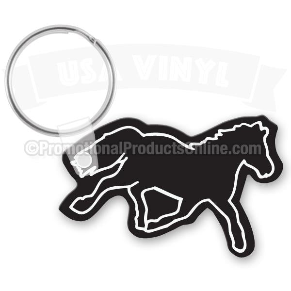Horse Vinyl Keychains
