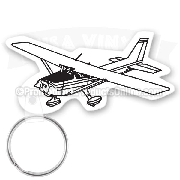 Airplane Vinyl Keychains