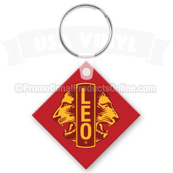 Square Vinyl Keychains