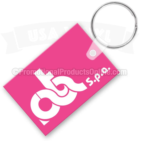 Rectangle Vinyl Keychains