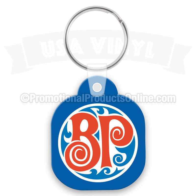 Square RC Vinyl Keychains