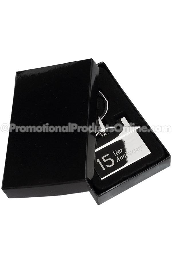 House Shaped Laser Engraved Keychains