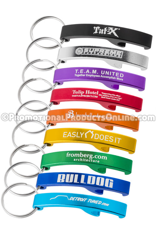 Arc Aluminum Bottle Opener Keychains