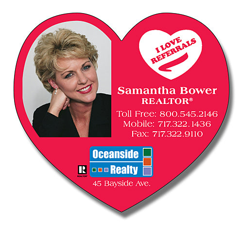 Magnet Big Heart Shape 25 Mil.