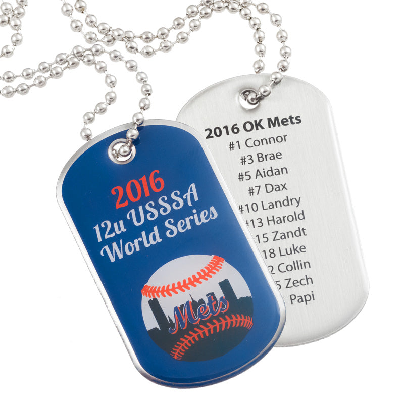 Full Color Stainless Steel Dog Tags