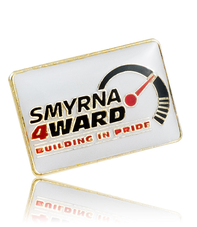 Raised Metal Epoxy Lapel Pins