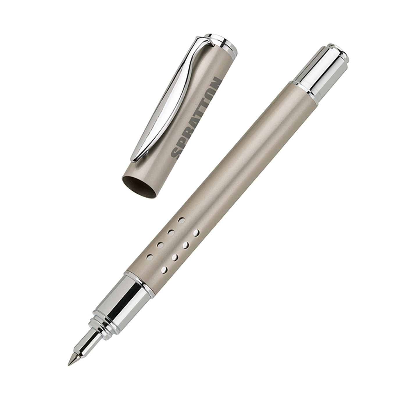 24-Hole Design Brass Rollerball Pen - BA600SN