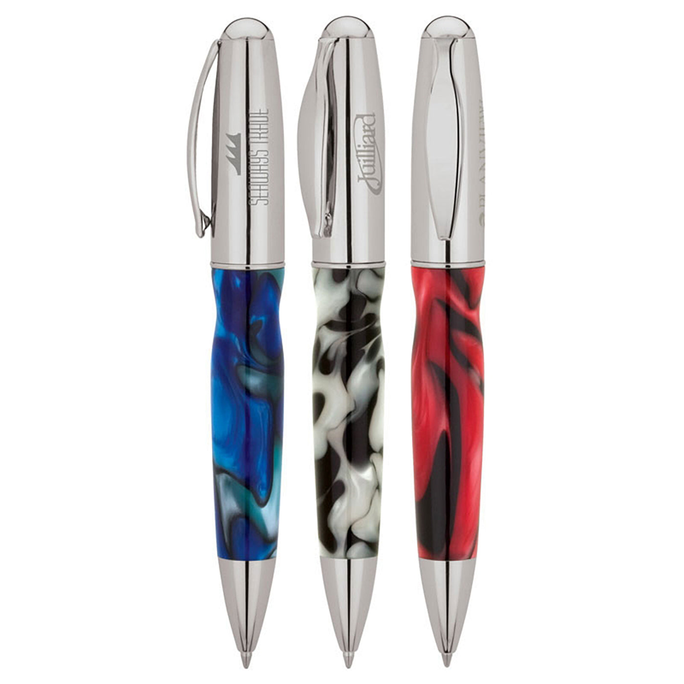 Brass and Resin Twist Ballpoint Pen