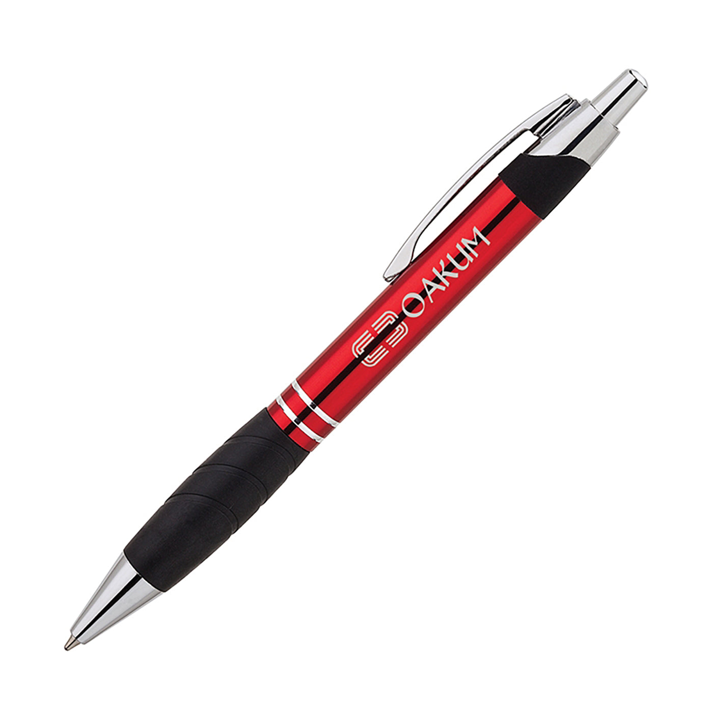 Aluminum Ballpoint Pen with Rubber Grip - BB1600R