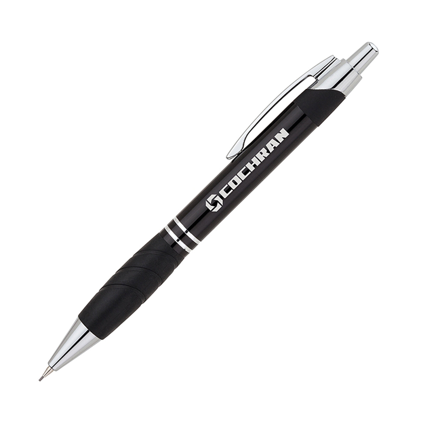 Aluminum Mechanical Pencil with Rubber Grip - BB1670B
