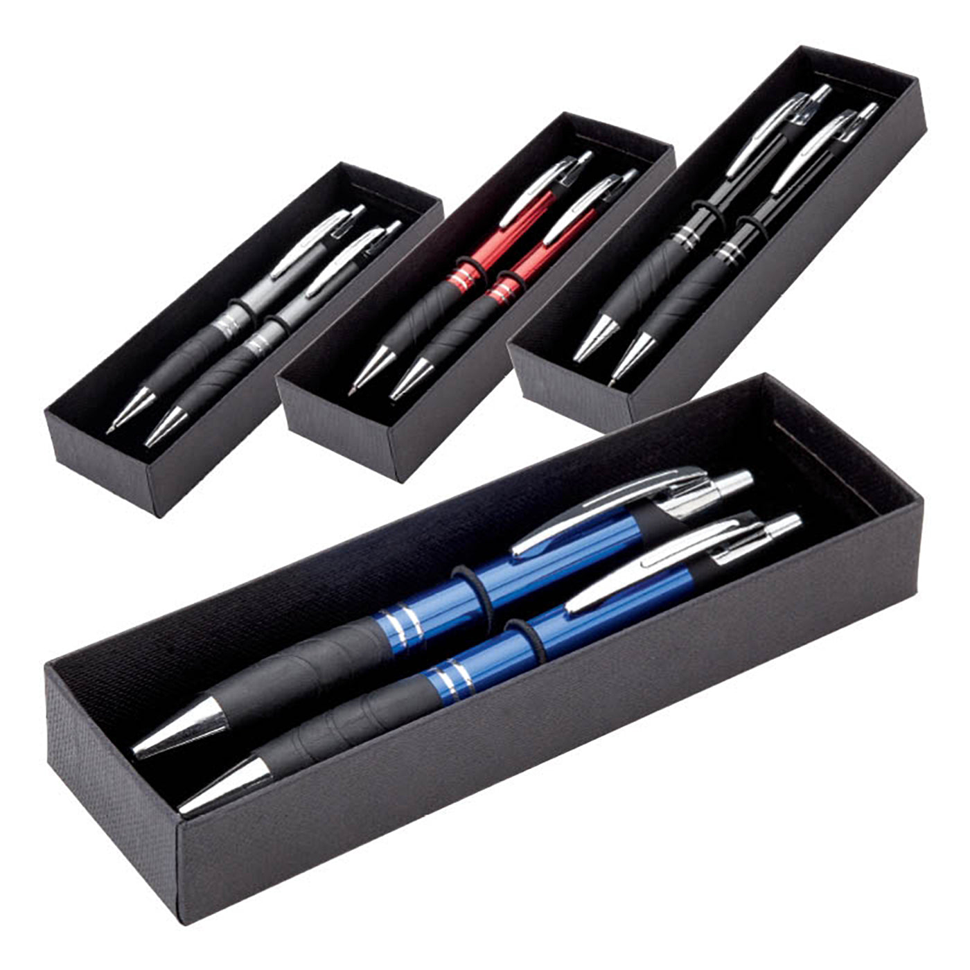 Aluminum Ballpoint and Mechanical Pencil Set