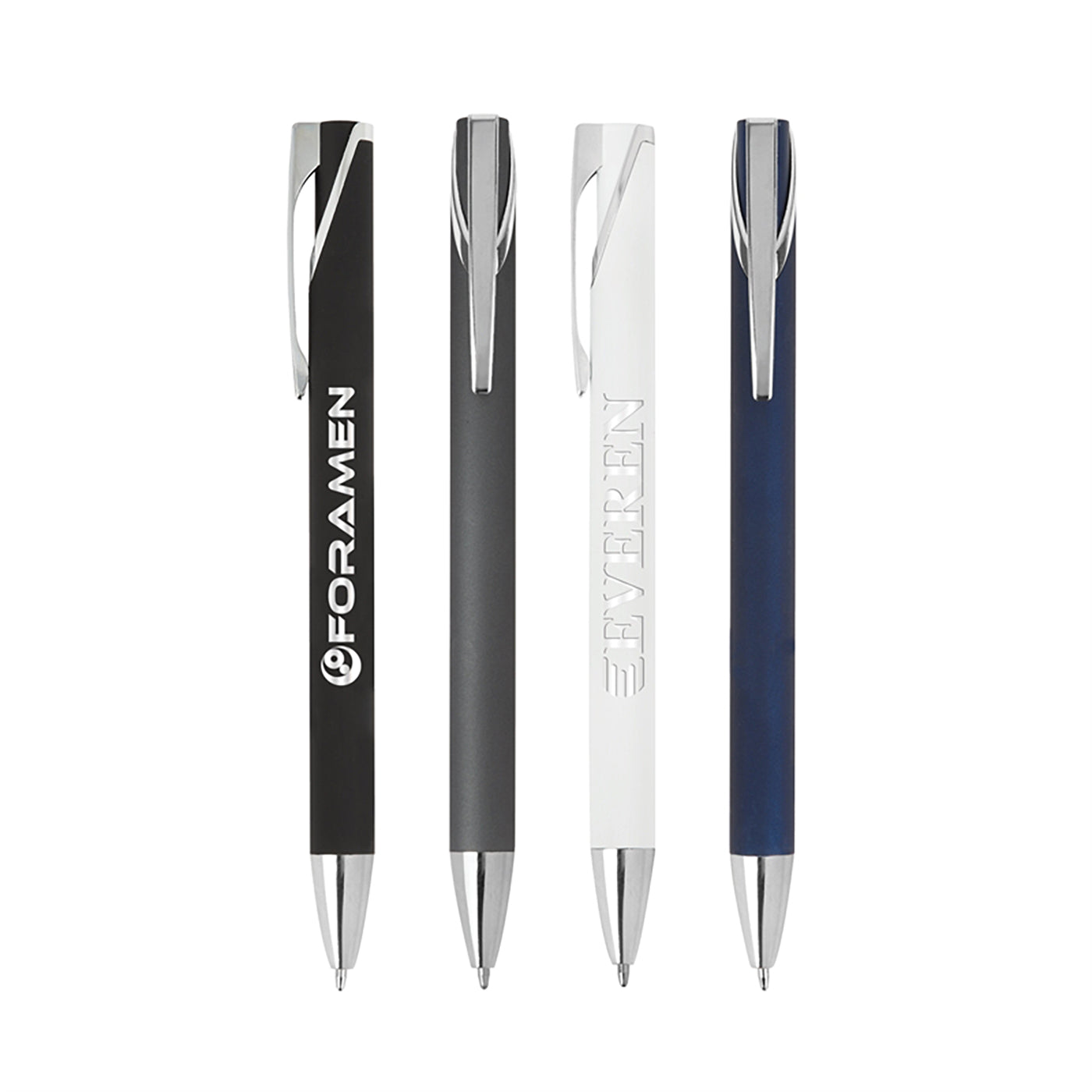Soft-Touch Aluminum Ballpoint Pen