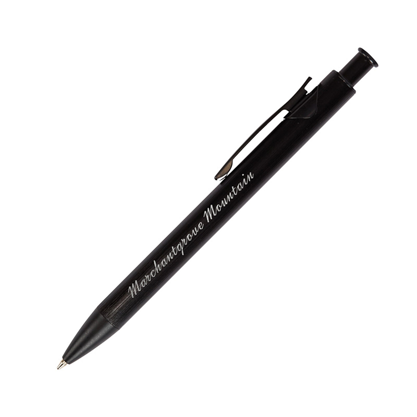 Recycled Aluminum Plunge-Action Pen - BB7800B