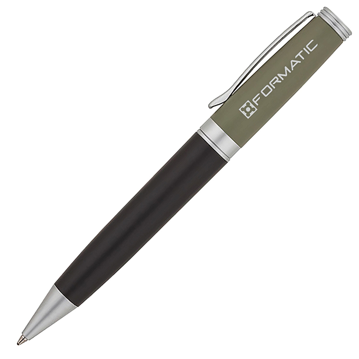 Solid Brass Cap and Barrel Ballpoint Pen - BL4100G