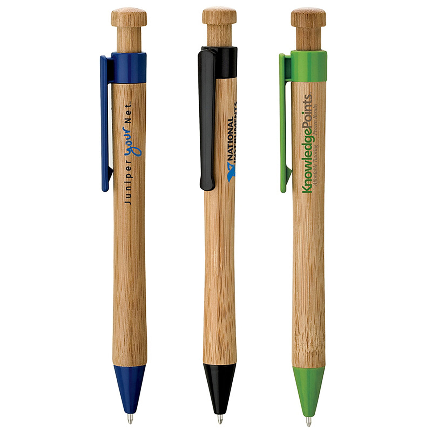 Bamboo Ballpoint with PLA Plastic Clip
