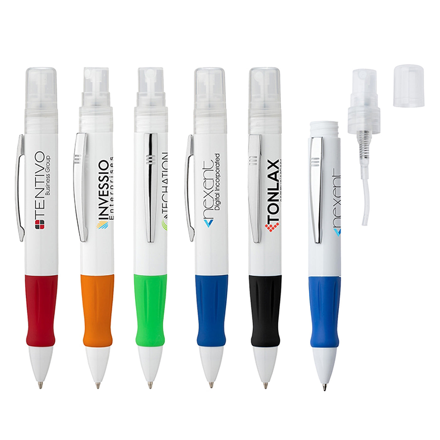 Refillable Spray Twist-Action Ballpoint Pen