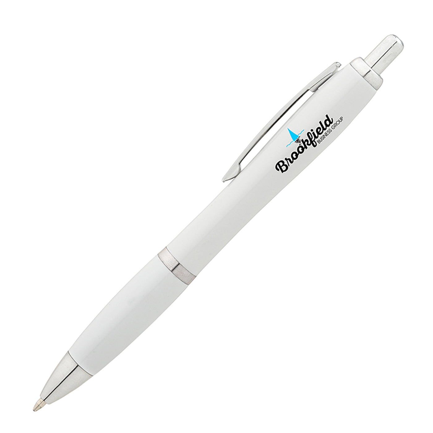 Antimicrobial Plunge-Action Ballpoint Pen - BV6600W