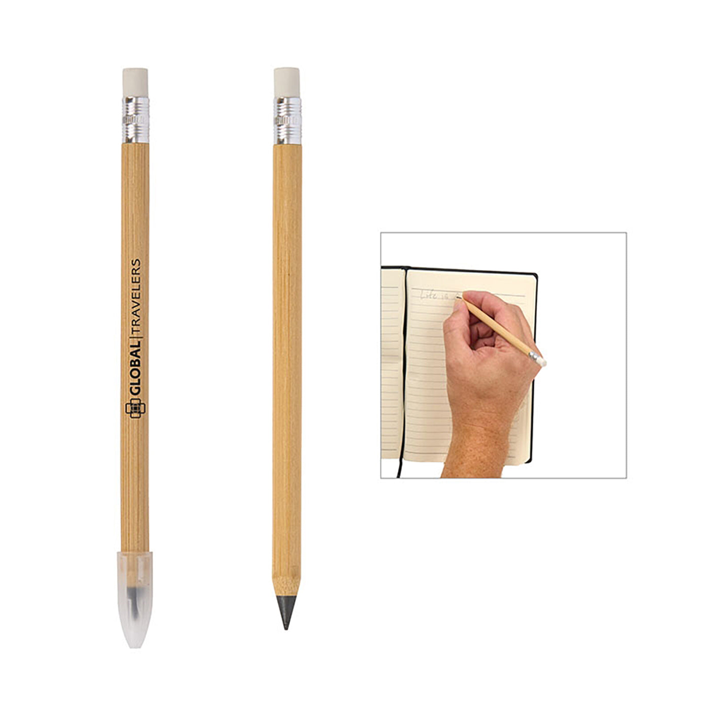 Bamboo Infinity Pencil with Eraser Cap