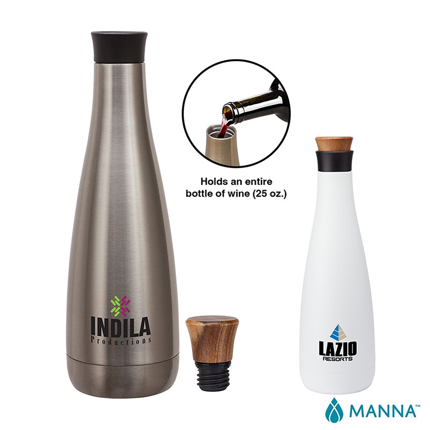 25 oz. Carafe Steel Bottle