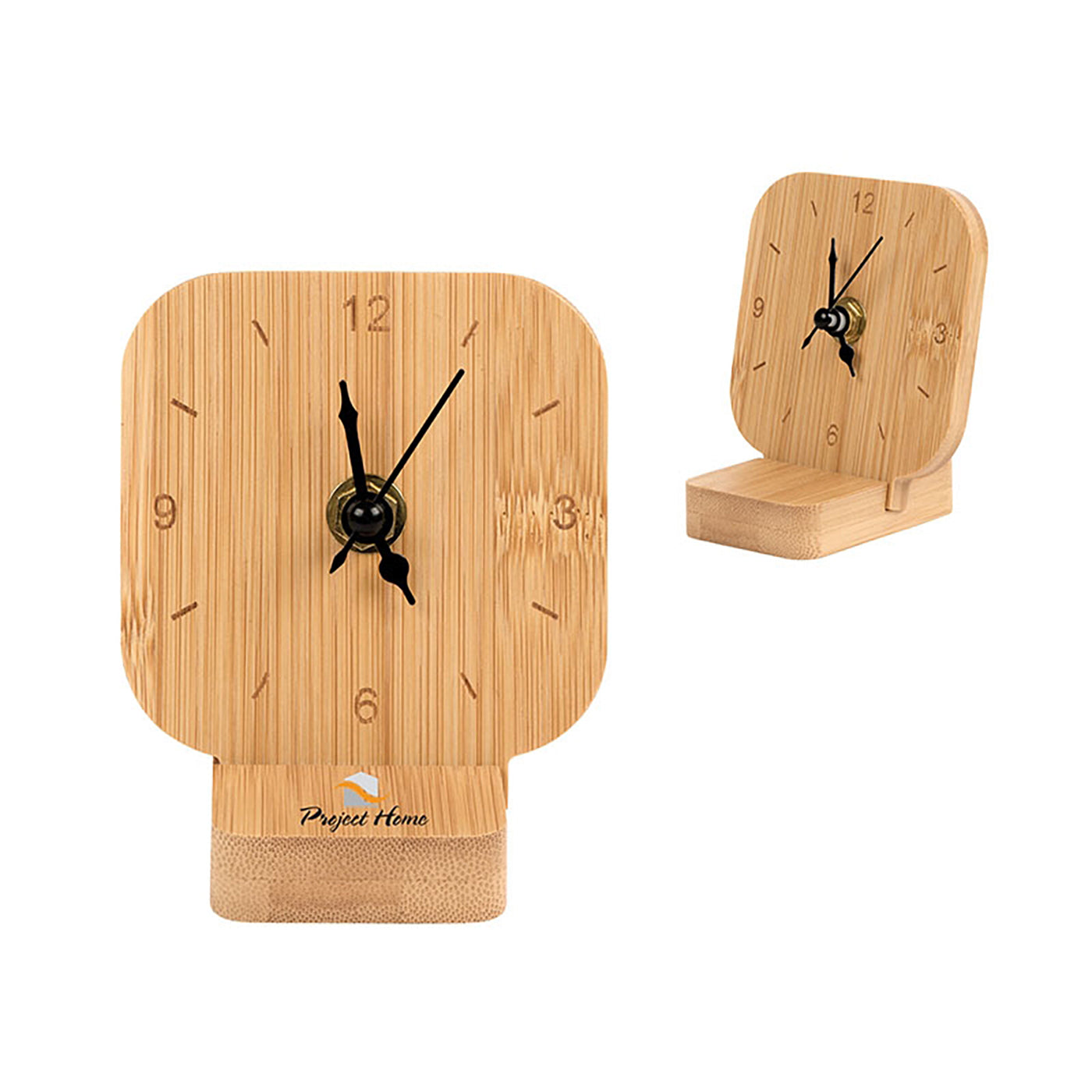 Natural Bamboo Desk Clock