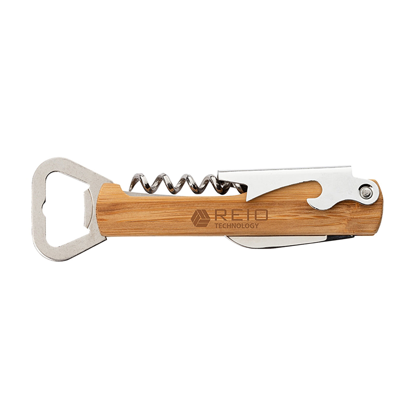 Bamboo Handle Multi-Function Bar Tool - EH3021K