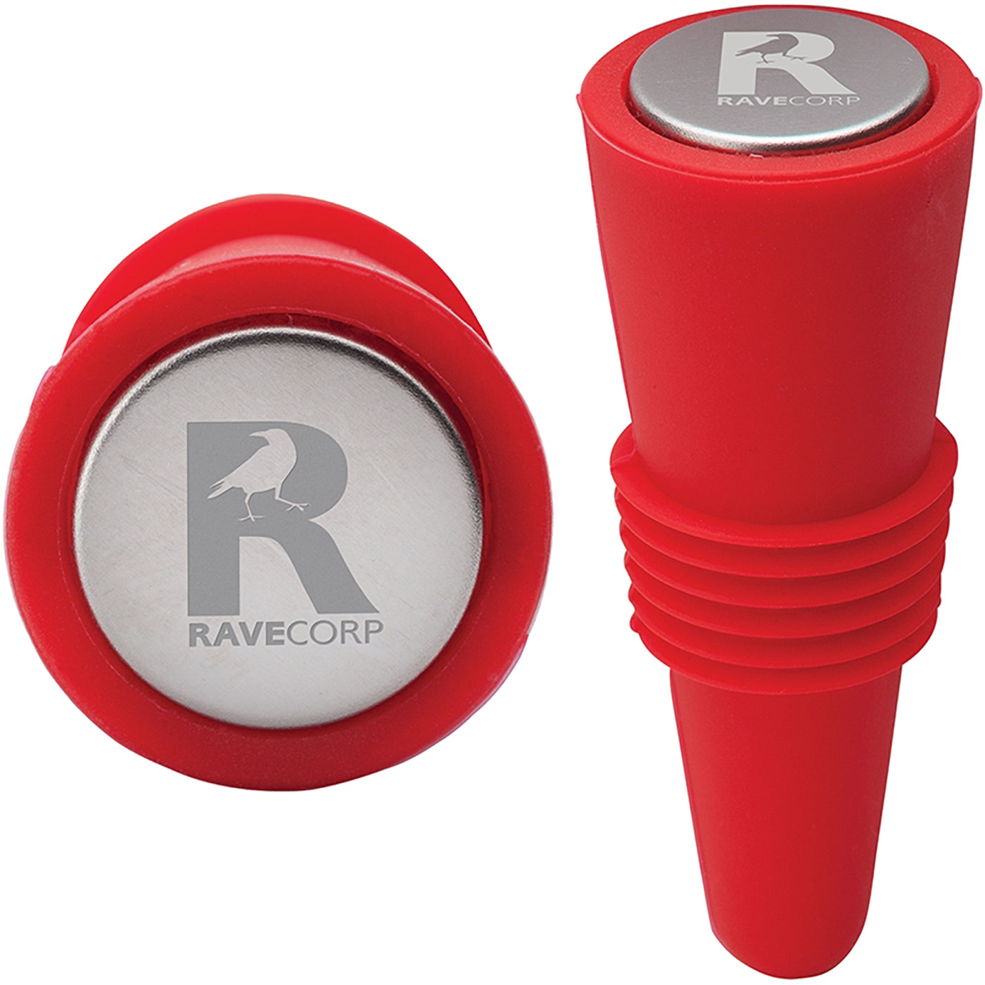 Ribbed Silicone Wine Stopper - EH3117R