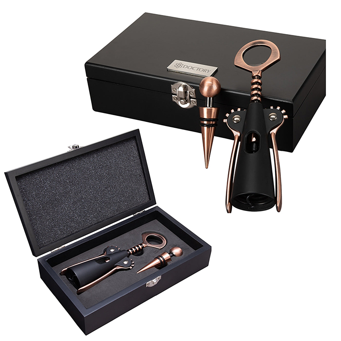 Matte Black Wine Opener Set