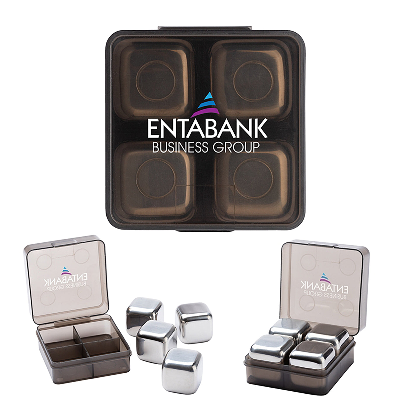 4-Piece Stainless Steel Ice Cube Set - EH3327S