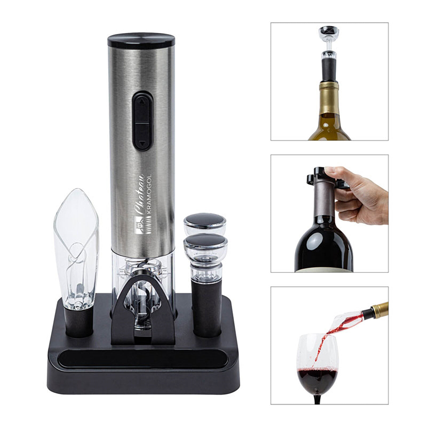 6-Piece Electric Wine Opener Set