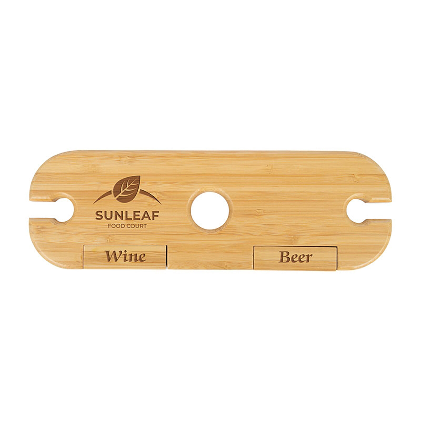 3-Piece Bamboo Wine Bottle Caddy - EH3332K