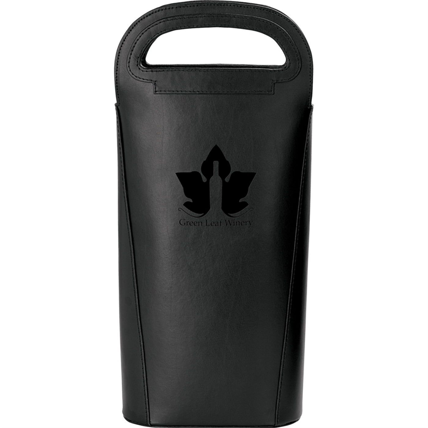 Insulated Leather Double Bottle Carrier - EH3515