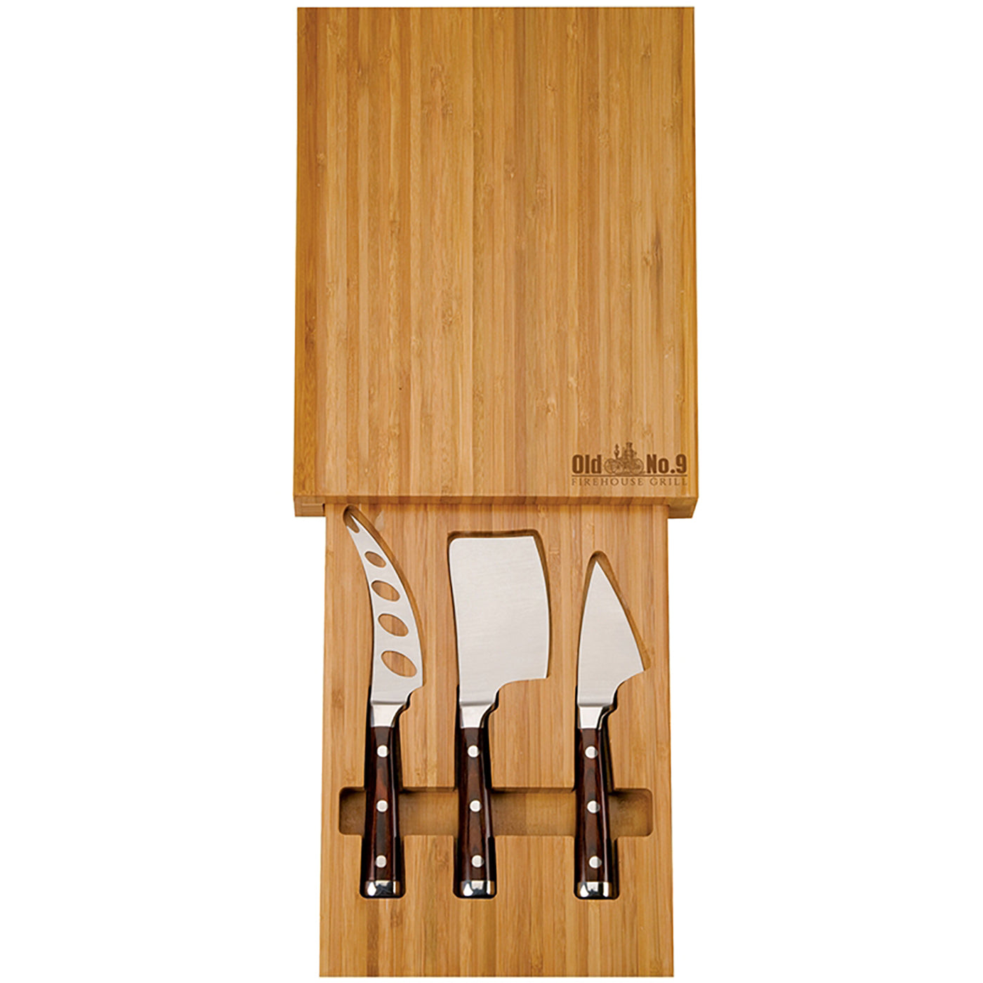 Bamboo Cheese Board Set - EH4352