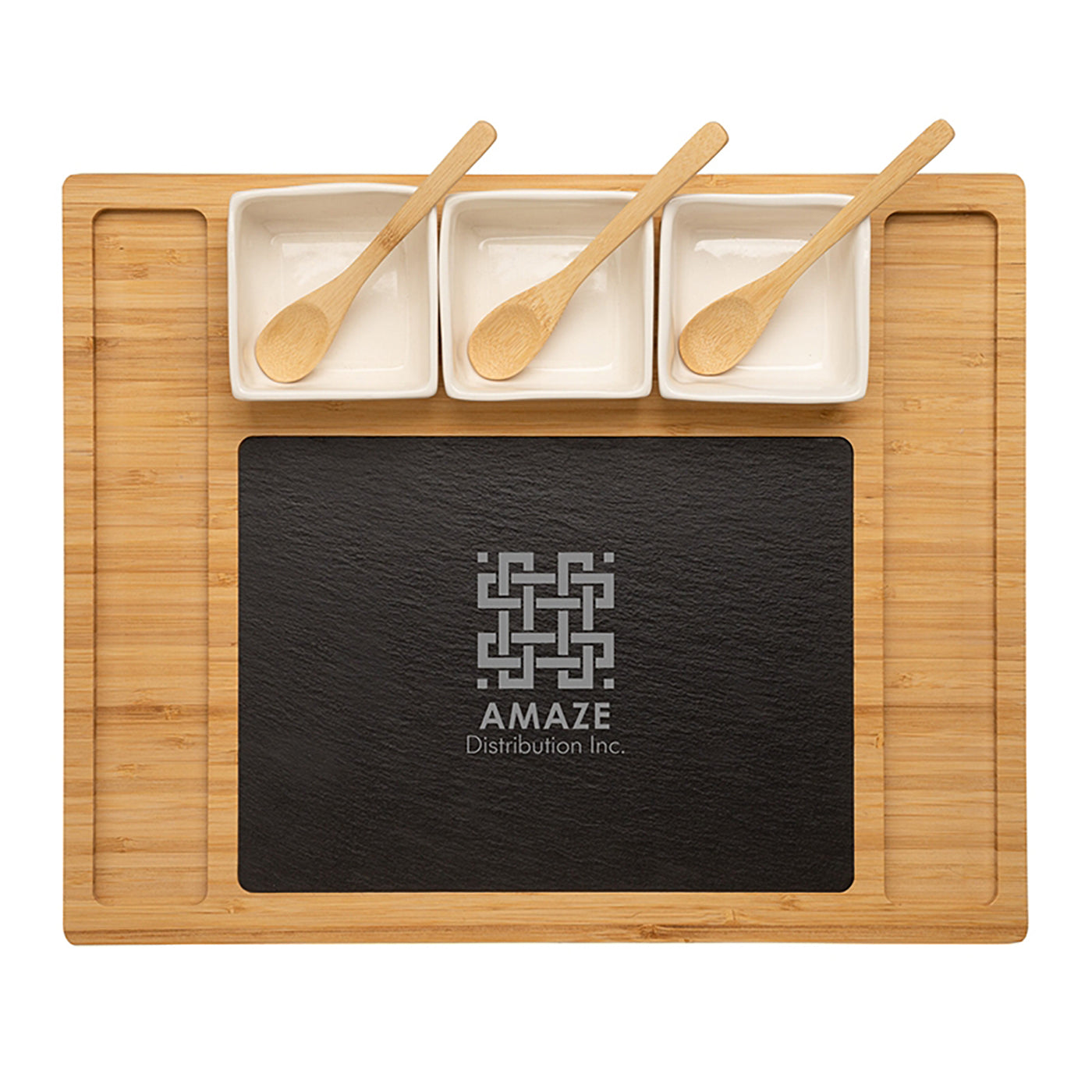 12-Piece Bamboo Cheese Board with Expandable Drawers - EH4362K
