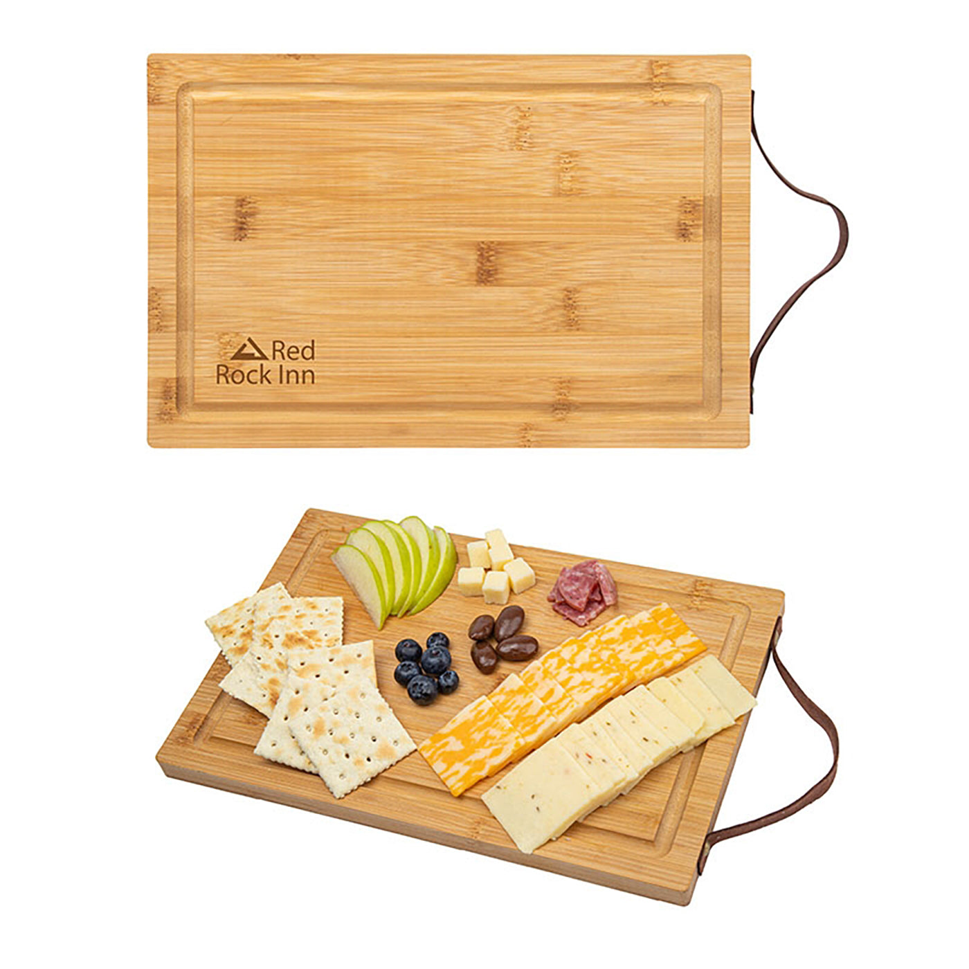 9.5" Bamboo Cutting Board with Juice Grooves