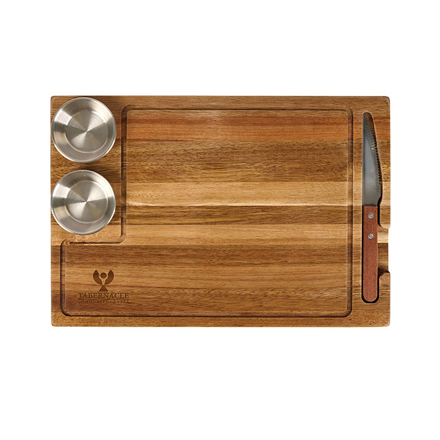 Acacia Wood Steak Board Set - EH4373K