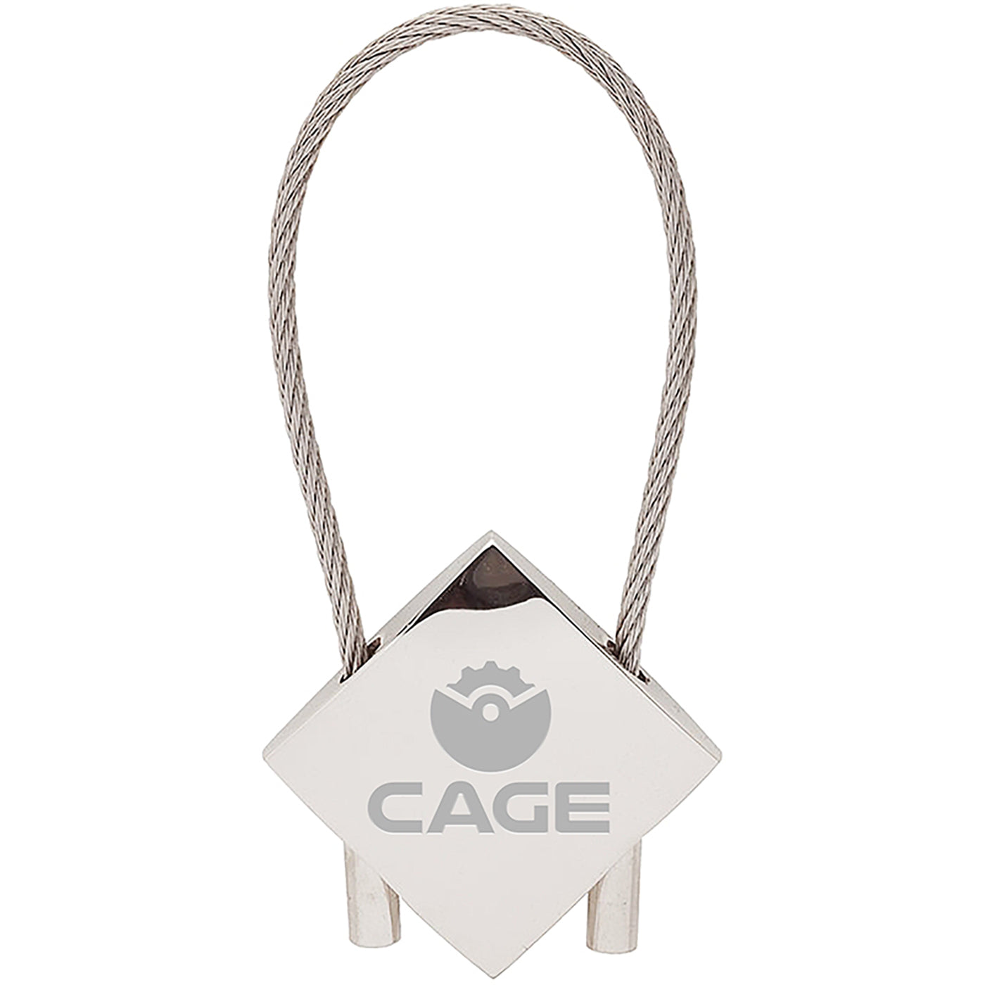 Chrome Cable Wire Keyring - EK5400