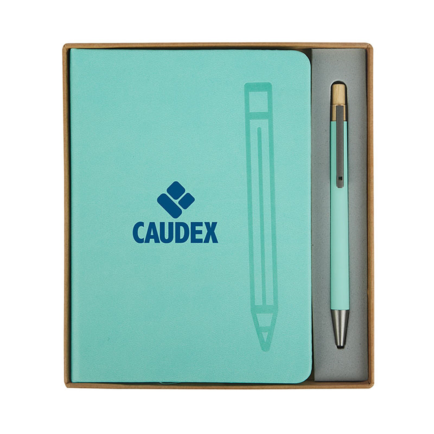 Magnetic Journal Set with Recycled Aluminum Pen - ES3511A