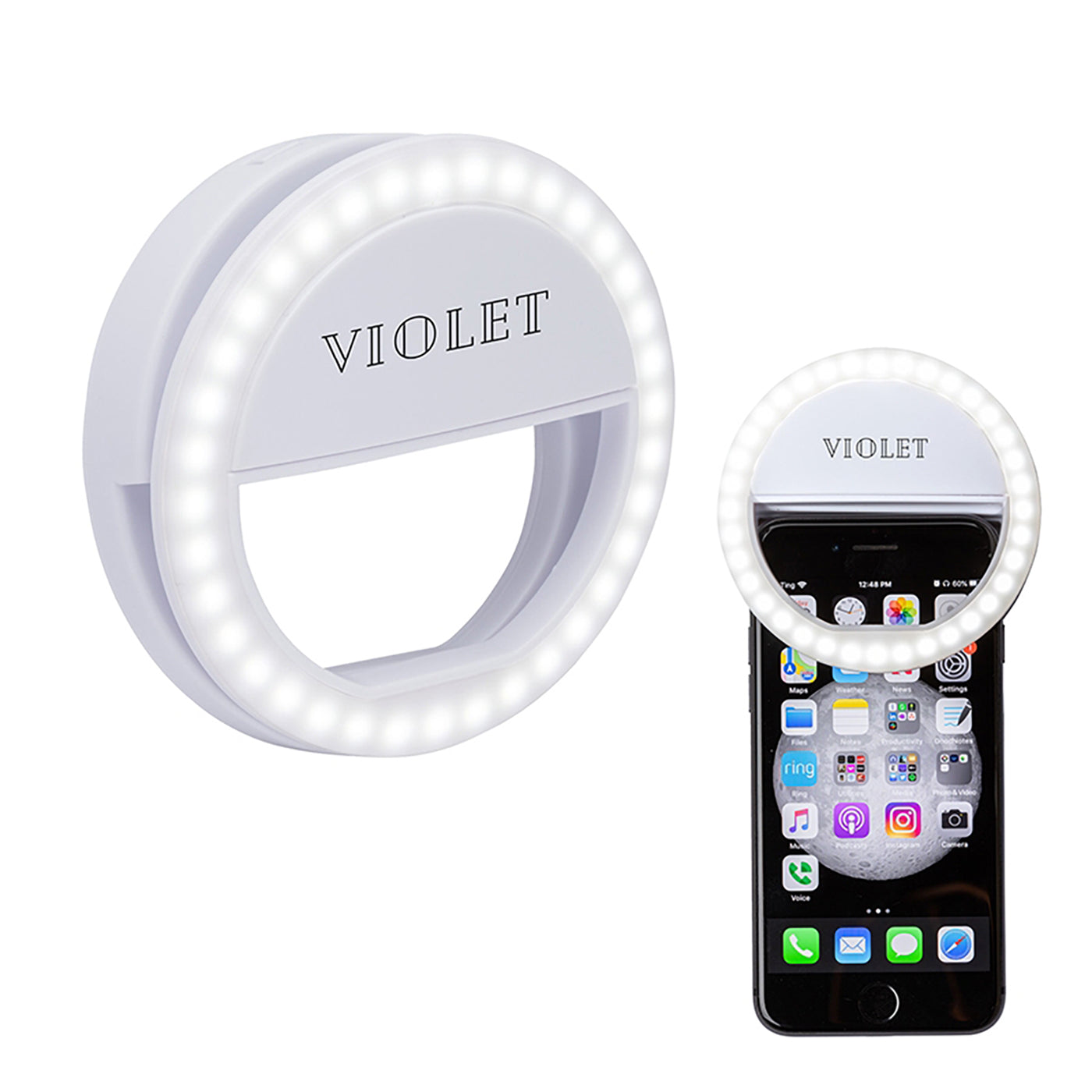 36-LED Clip-On Ring Light