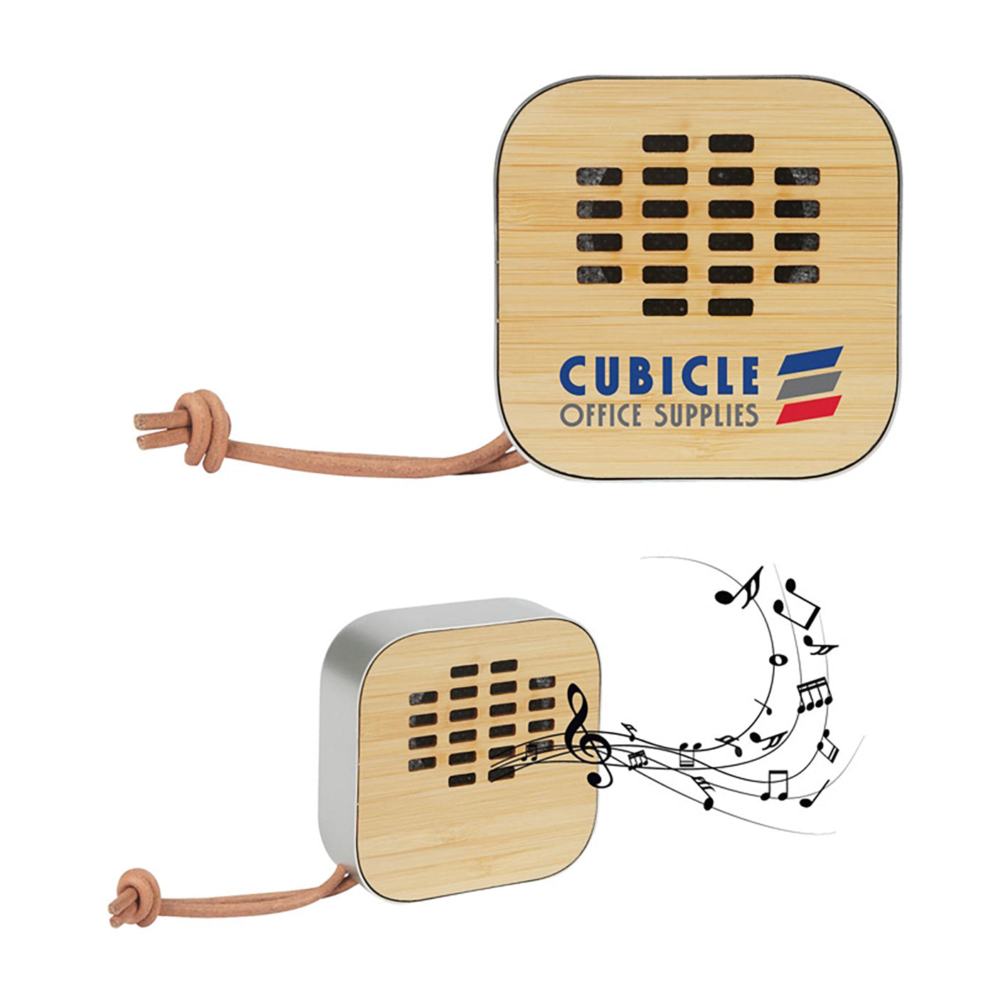 3W Recycled Aluminum Bamboo Wireless Speaker