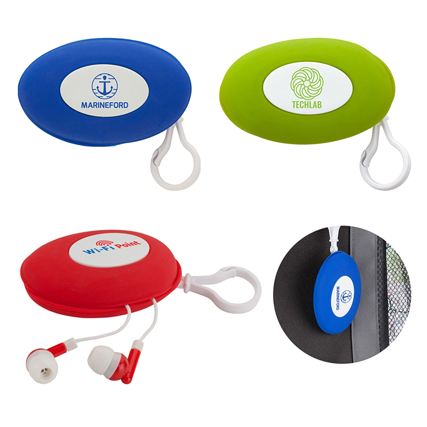 Tangle-Free Earbuds with Wrap Case